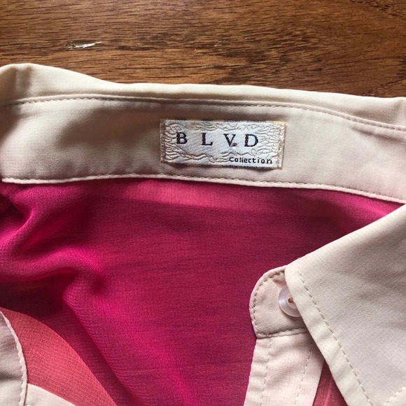 Blvd Collection Shear Button Down - Picture 3 of 3